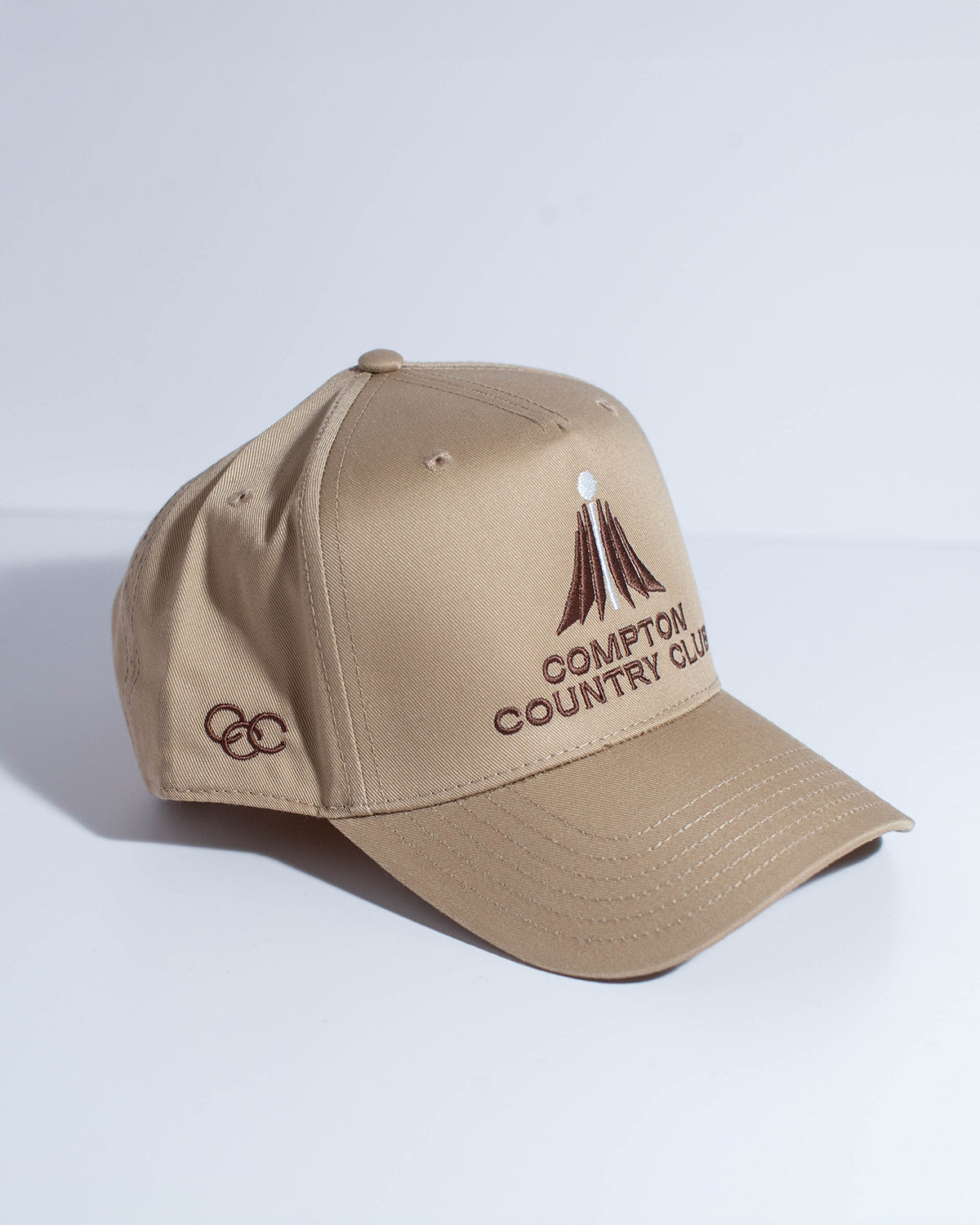 Compton Country Club: Tan Brown Snapback - Main Image