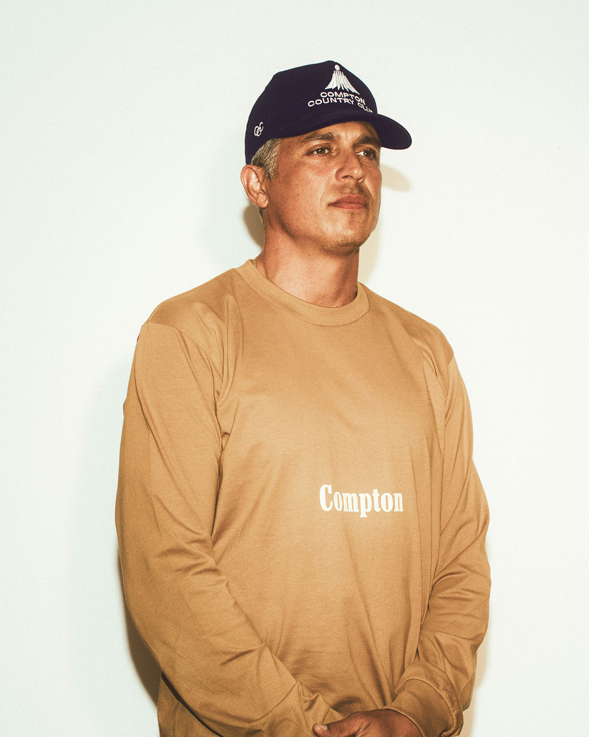 Compton Country Club: Navy & White Snapback