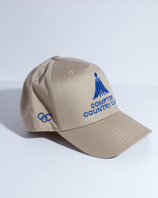 Compton Country Club: Tan & Blue Snapback