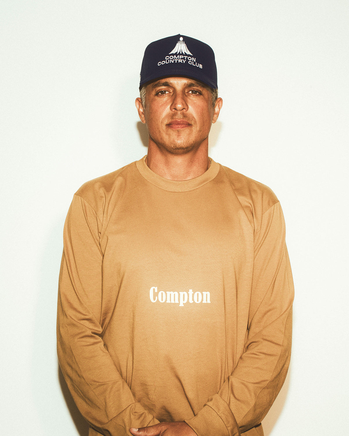 Compton Country Club: Navy & White Snapback